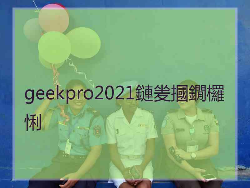 geekpro2021鏈夎摑鐗欏悧