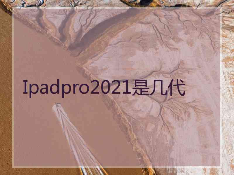 Ipadpro2021是几代