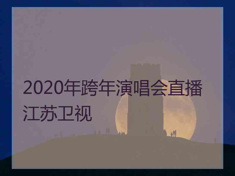 2020年跨年演唱会直播江苏卫视