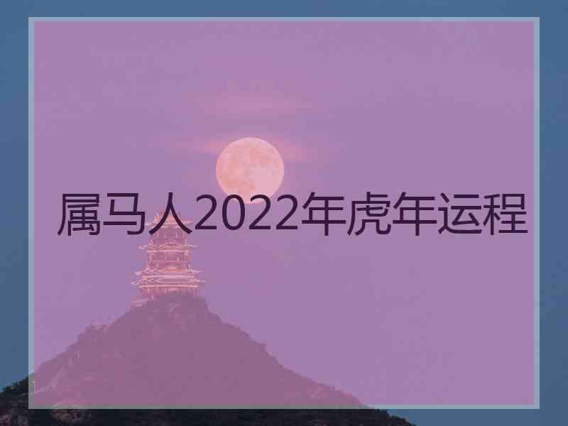 属马人2022年虎年运程