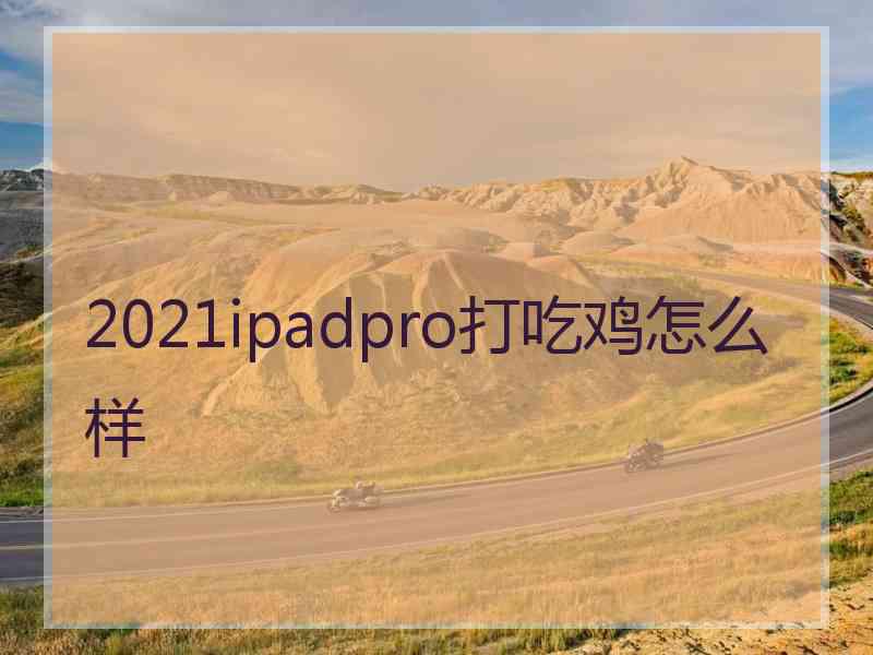 2021ipadpro打吃鸡怎么样