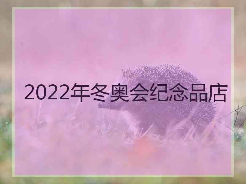 2022年冬奥会纪念品店