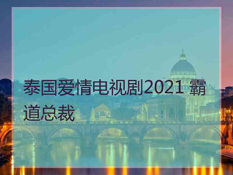 泰国爱情电视剧2021 霸道总裁