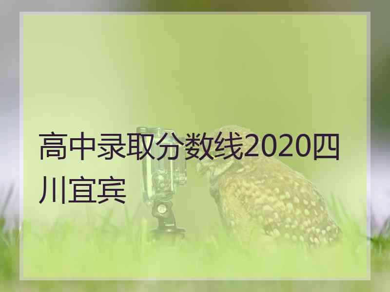 高中录取分数线2020四川宜宾