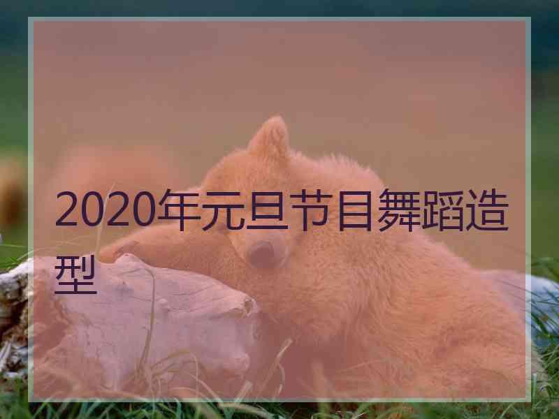 2020年元旦节目舞蹈造型