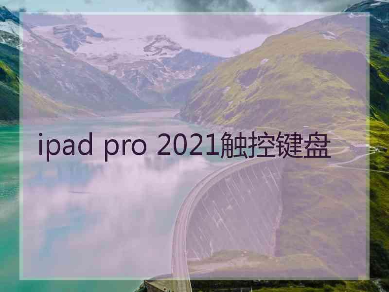 ipad pro 2021触控键盘