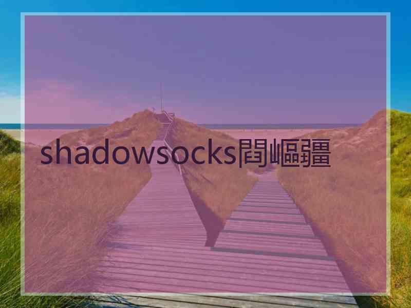 shadowsocks閰嶇疆