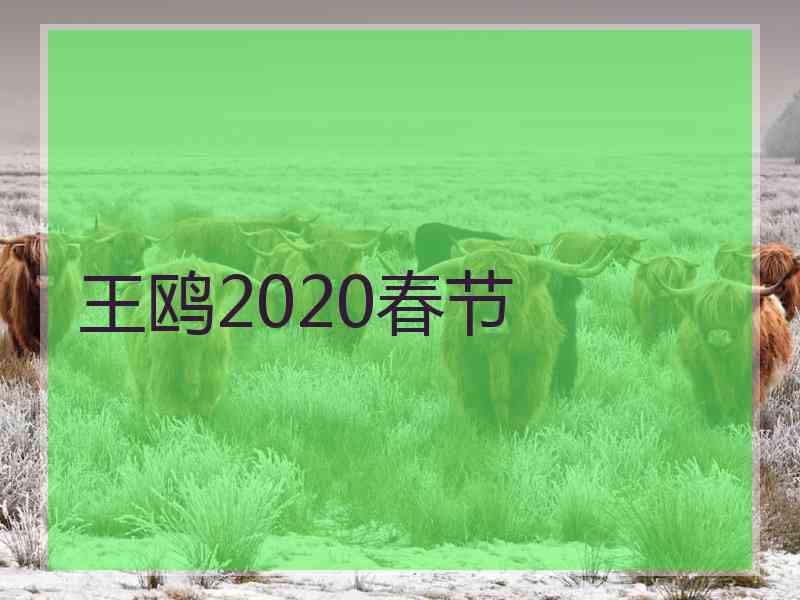 王鸥2020春节