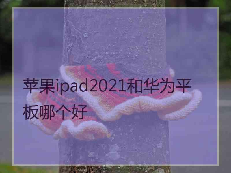 苹果ipad2021和华为平板哪个好