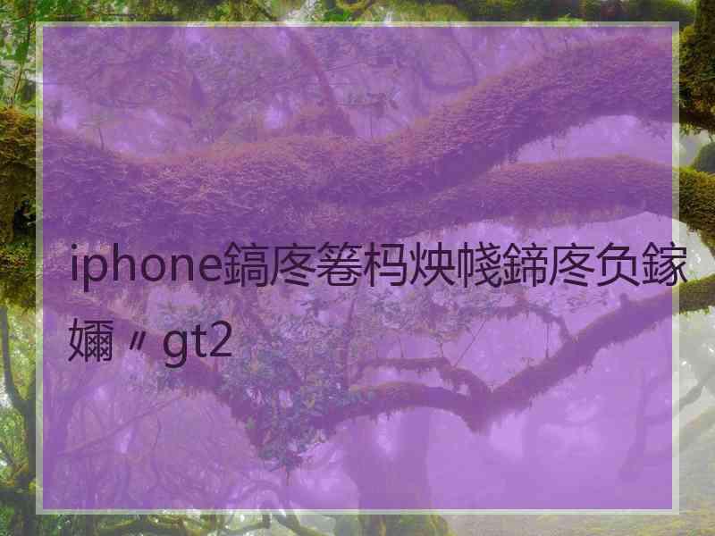 iphone鎬庝箞杩炴帴鍗庝负鎵嬭〃gt2