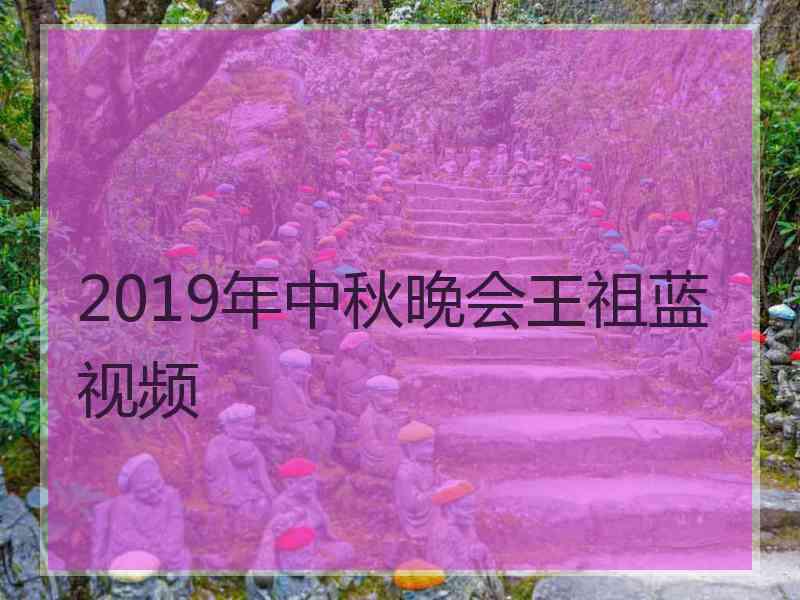 2019年中秋晚会王祖蓝视频