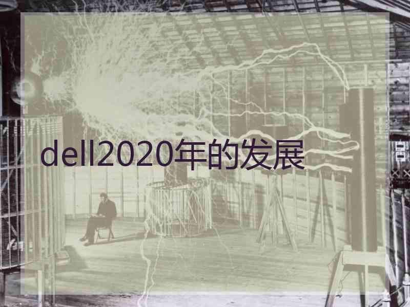 dell2020年的发展