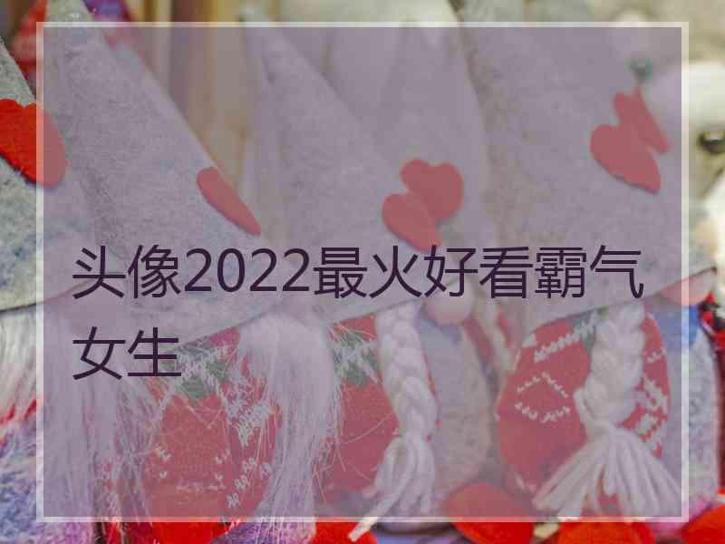 头像2022最火好看霸气女生