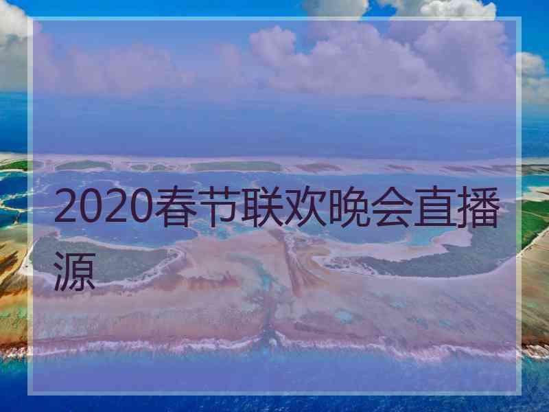 2020春节联欢晚会直播源