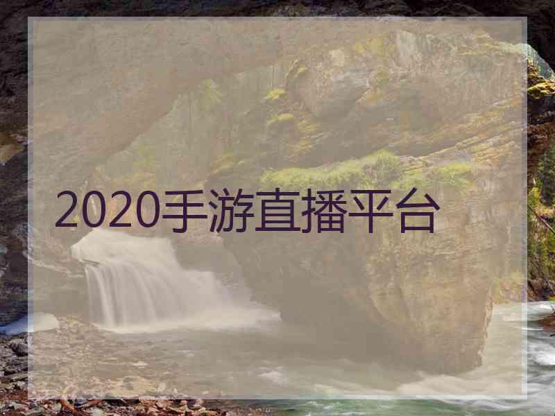 2020手游直播平台