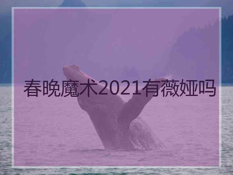 春晚魔术2021有薇娅吗