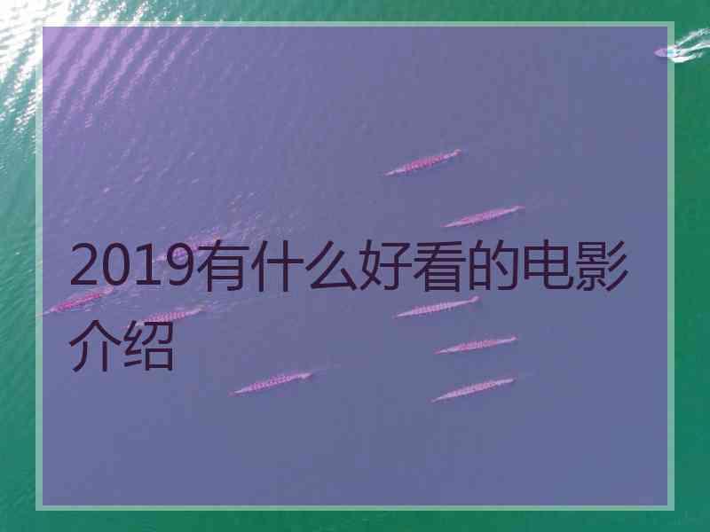 2019有什么好看的电影介绍