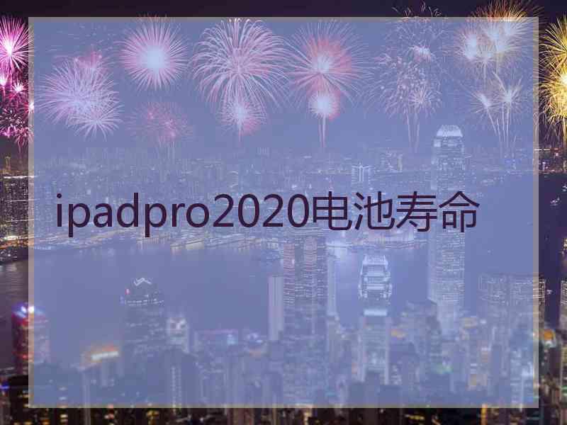 ipadpro2020电池寿命