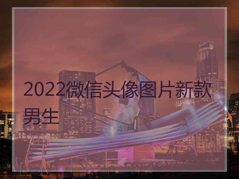 2022微信头像图片新款男生