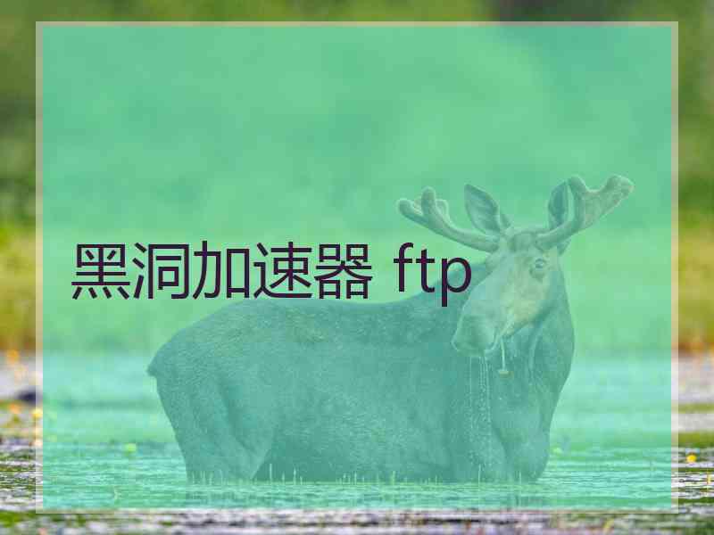 黑洞加速器 ftp