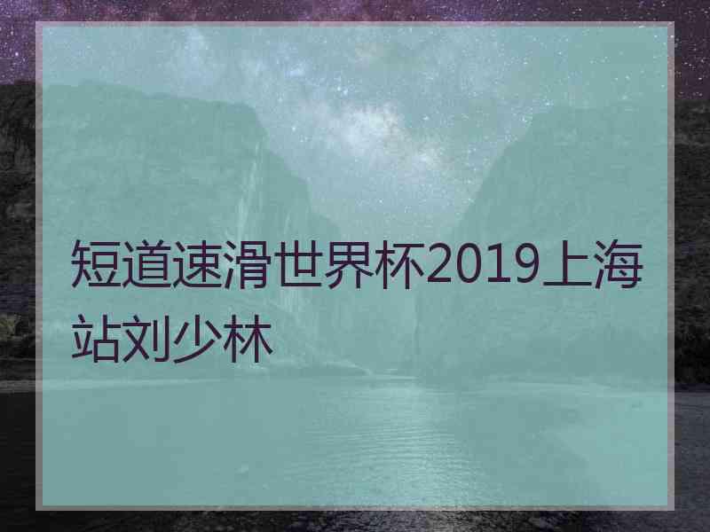 短道速滑世界杯2019上海站刘少林