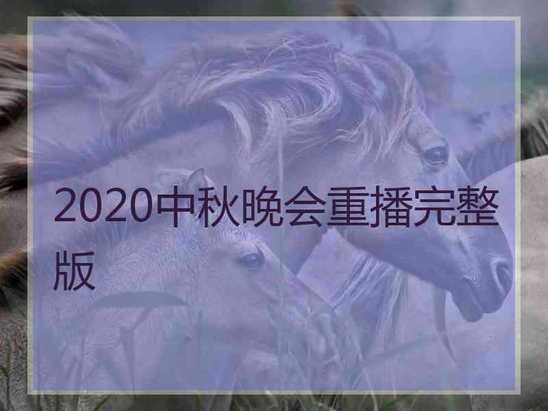 2020中秋晚会重播完整版