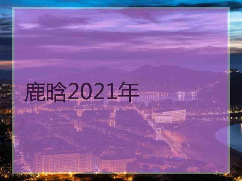 鹿晗2021年