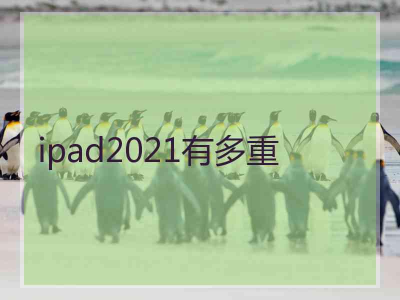 ipad2021有多重