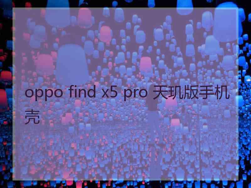 oppo find x5 pro 天玑版手机壳