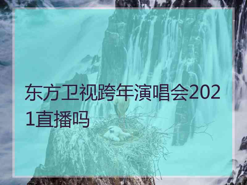 东方卫视跨年演唱会2021直播吗