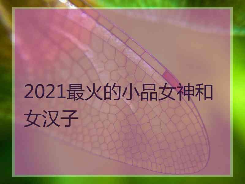 2021最火的小品女神和女汉子