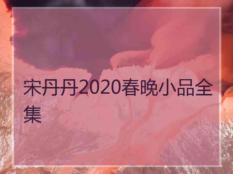 宋丹丹2020春晚小品全集