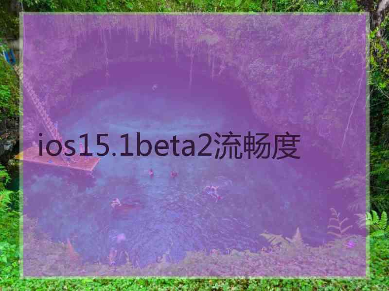 ios15.1beta2流畅度