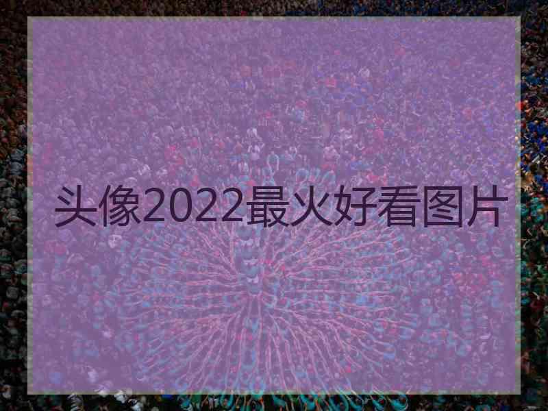 头像2022最火好看图片