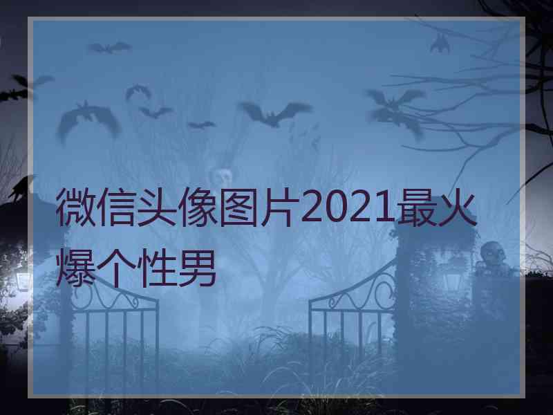 微信头像图片2021最火爆个性男