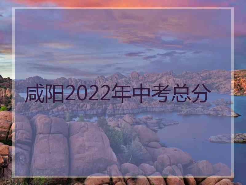 咸阳2022年中考总分