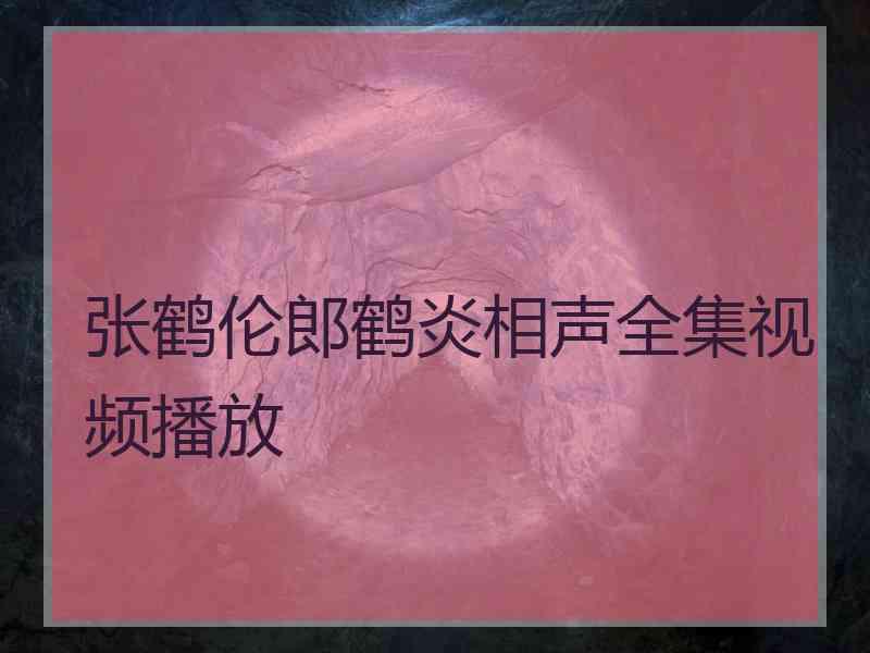 张鹤伦郎鹤炎相声全集视频播放