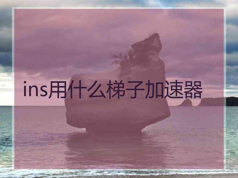 ins用什么梯子加速器