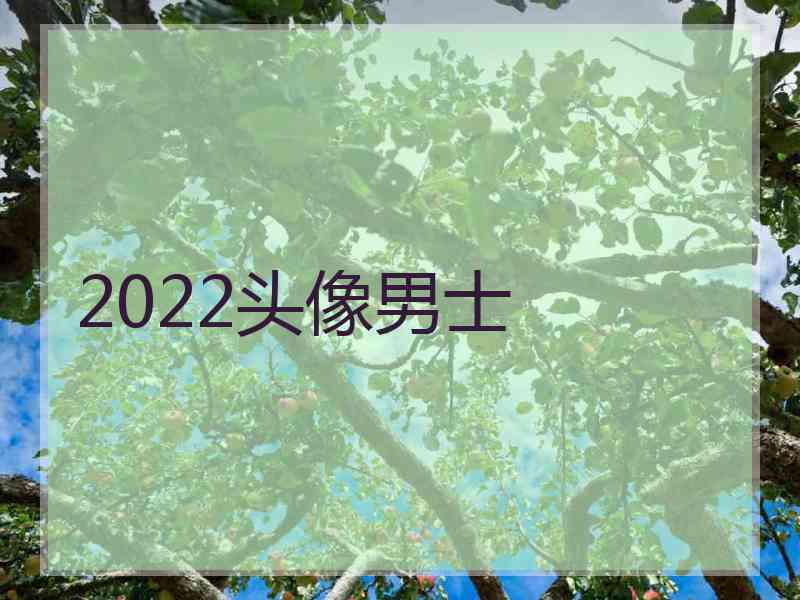 2022头像男士