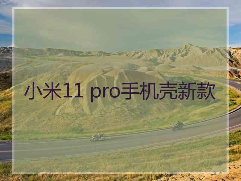 小米11 pro手机壳新款