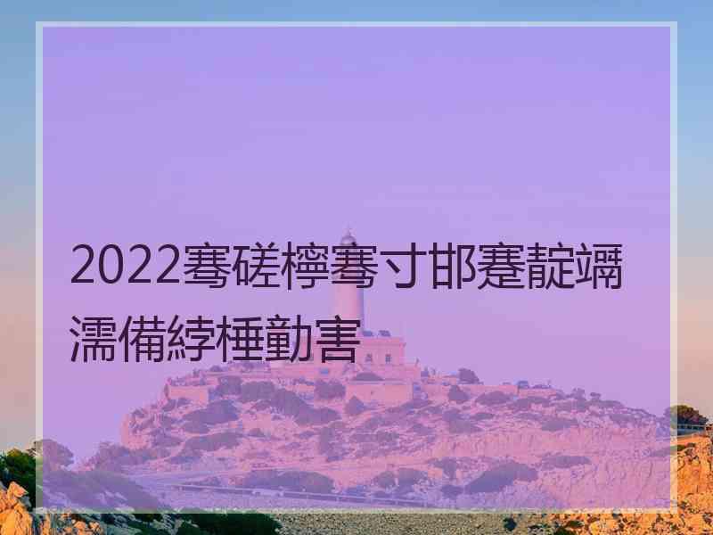 2022骞磋檸骞寸邯蹇靛竵濡備綍棰勭害