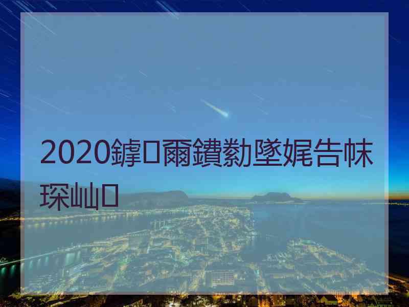 2020鎼爾鐨勬墜娓告帓琛屾