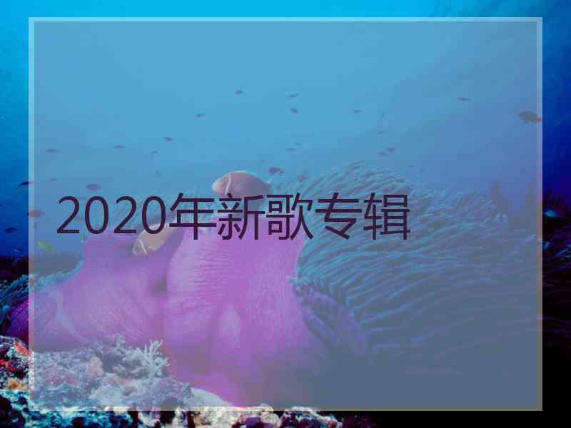 2020年新歌专辑