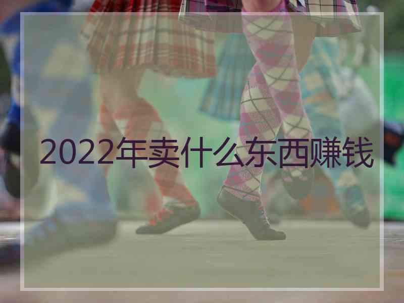 2022年卖什么东西赚钱