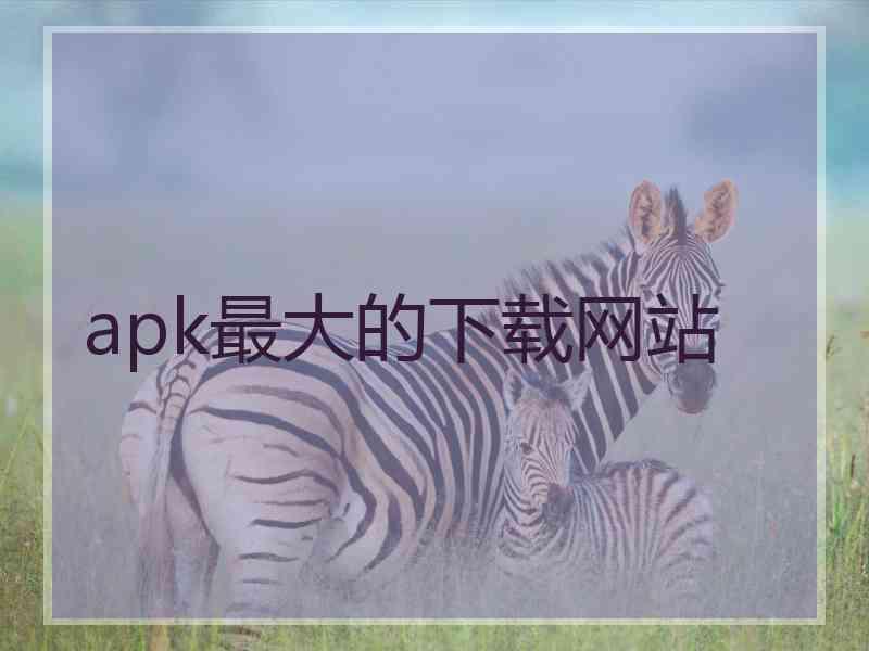 apk最大的下载网站