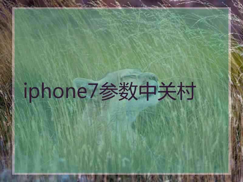 iphone7参数中关村