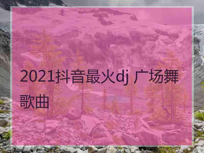 2021抖音最火dj 广场舞歌曲