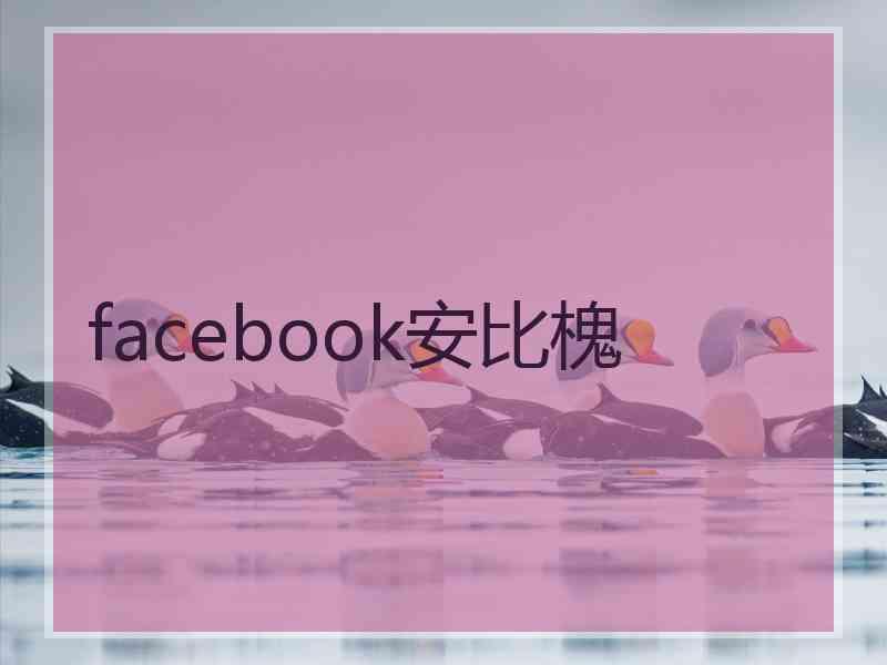 facebook安比槐