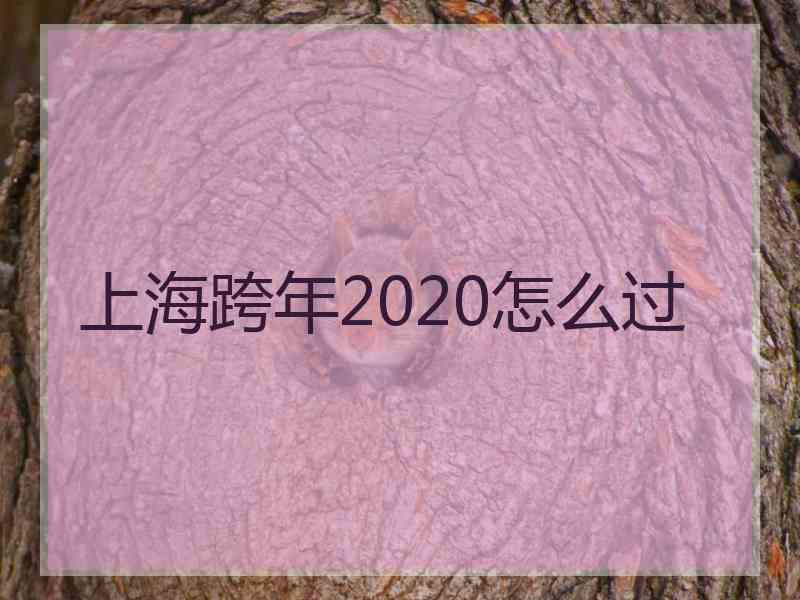 上海跨年2020怎么过