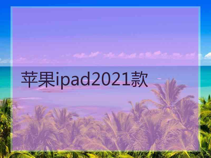 苹果ipad2021款